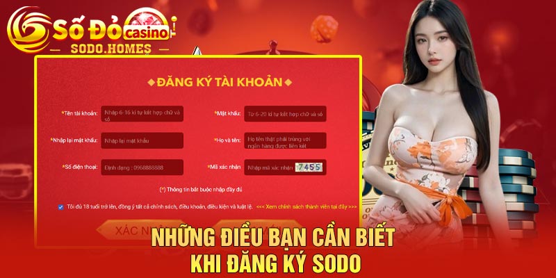 Những điều bạn cần biết khi đăng ký Sodo